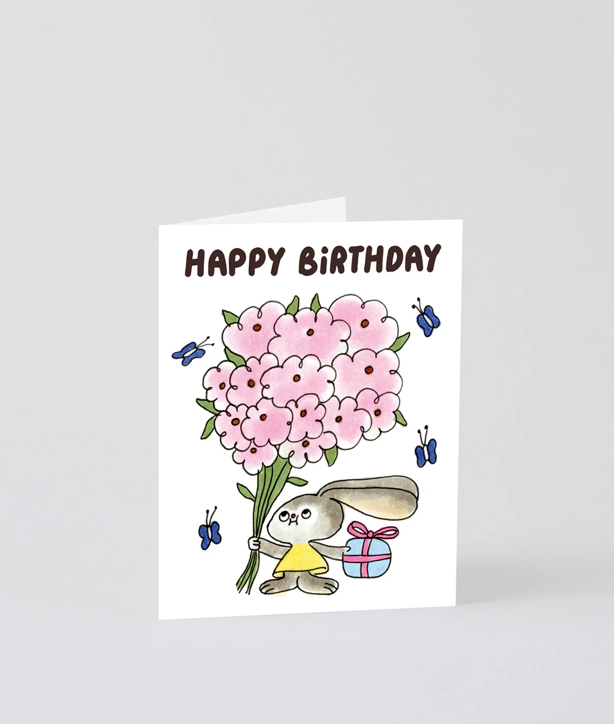Happy Birthday Rabbit Kids Birthday Card - Image 2