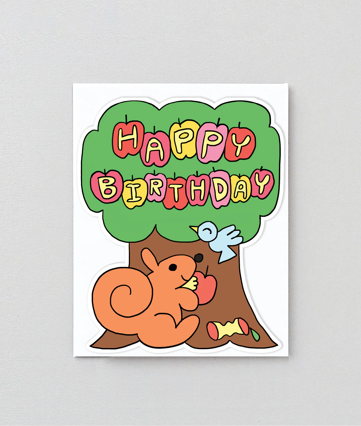 Happy Birthday Squirrel Kids Greeting Card - Image 2
