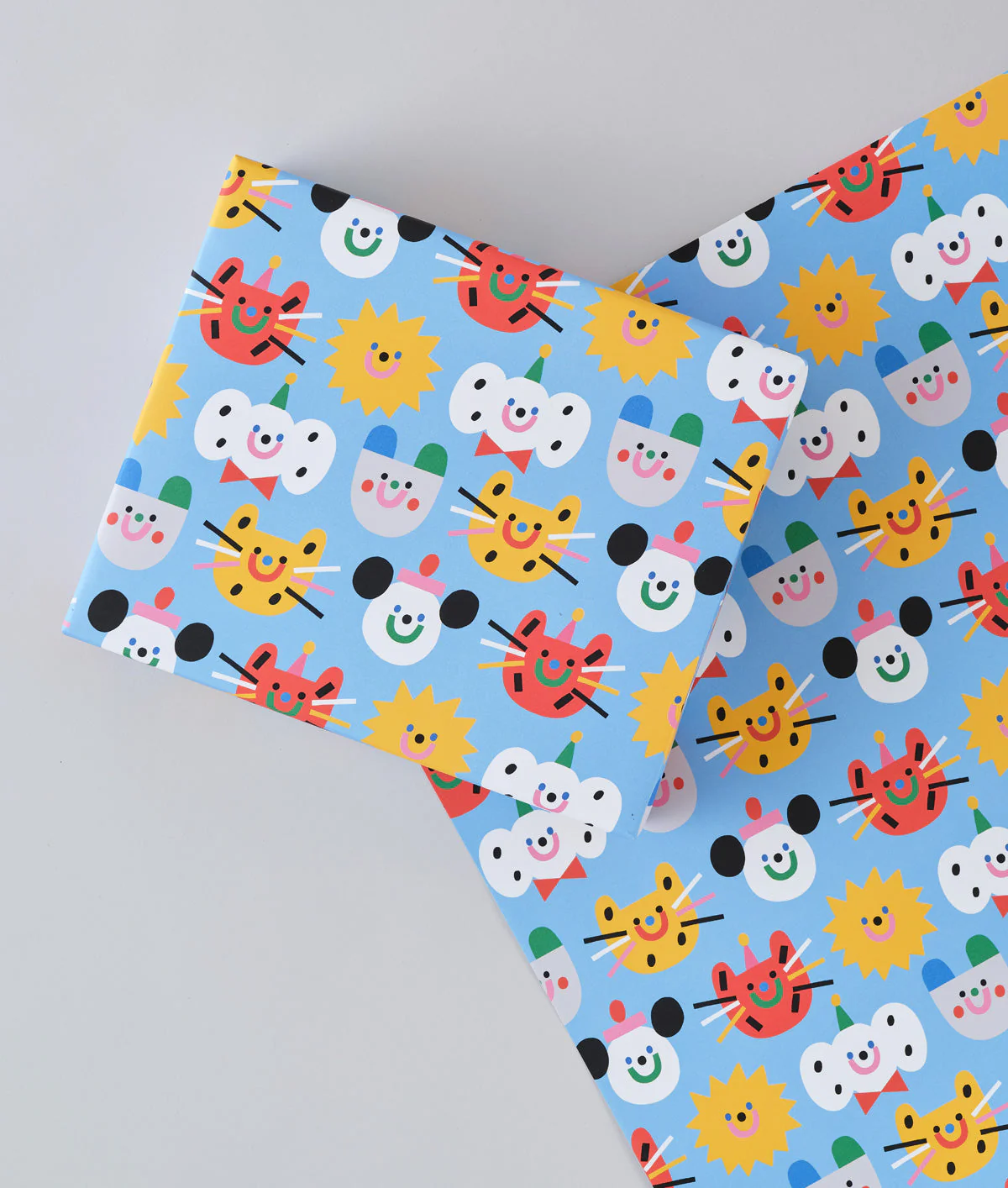Happy Friends Kids Wrapping Paper