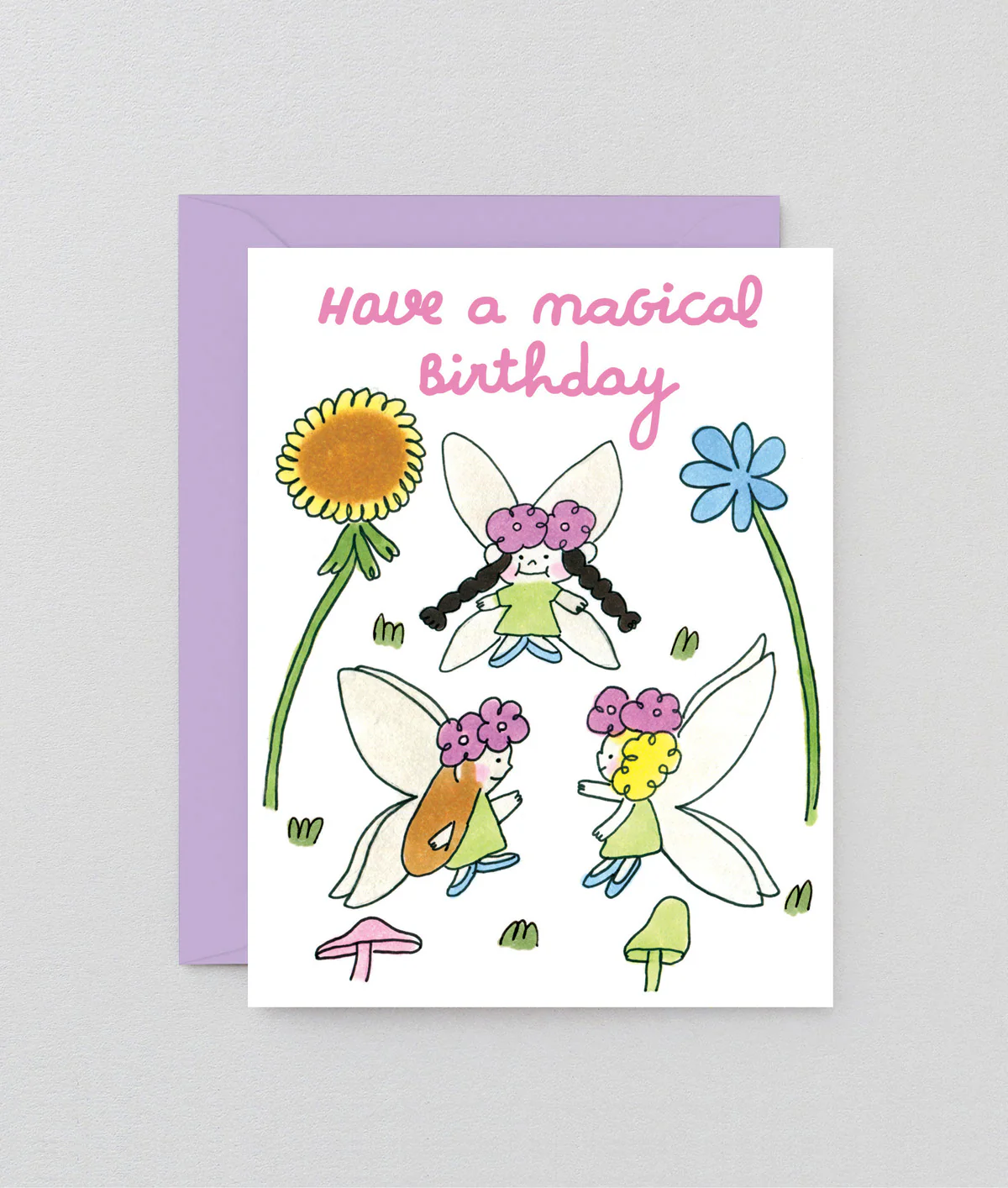 Magical Fairies Kids Birthday Card