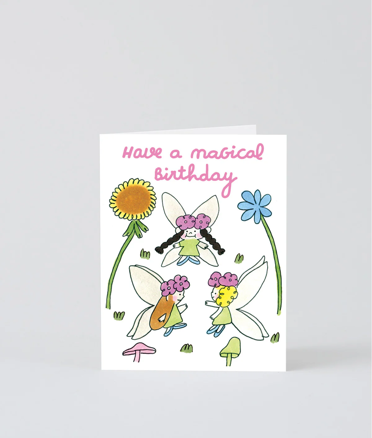 Magical Fairies Kids Birthday Card - Image 2