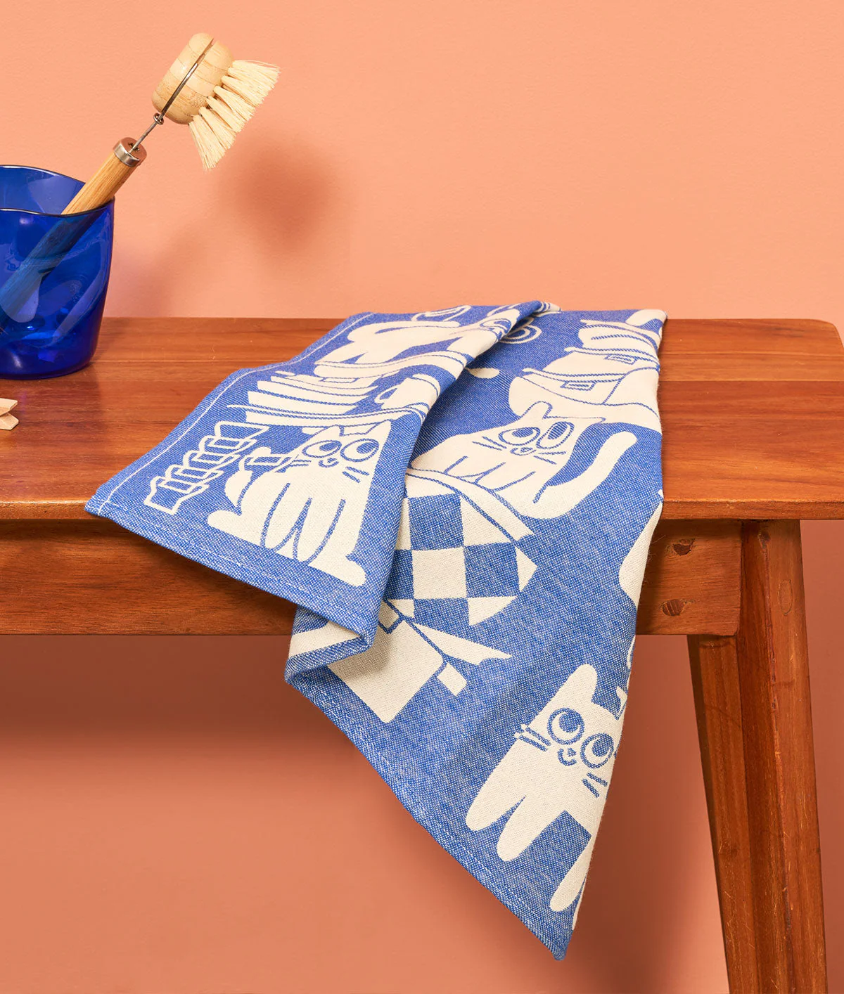 Kitchen Cats Cotton Tea Towel - Image 4