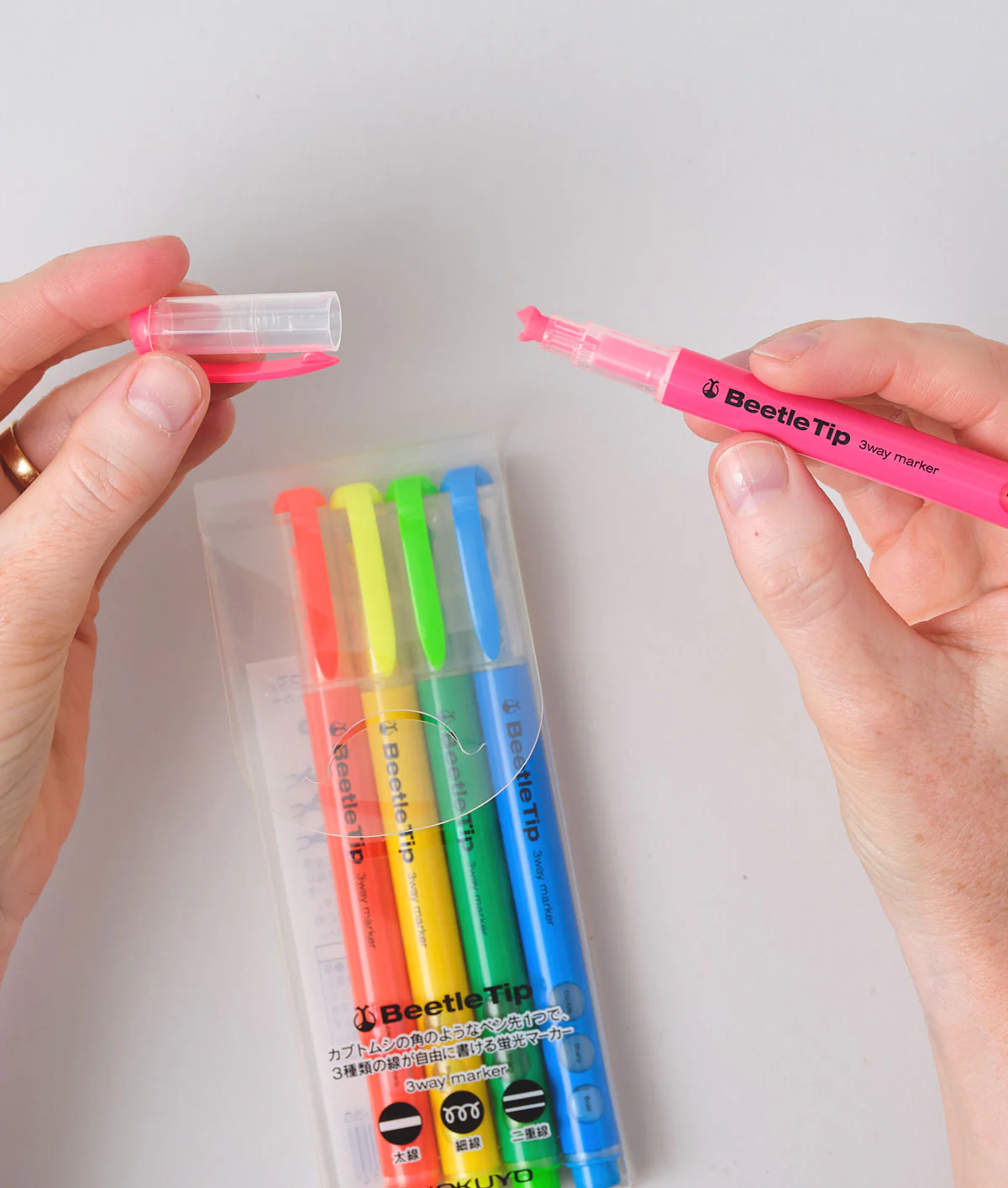 KOKUYO Beetle Tip Highlighter Pen Set - Image 2