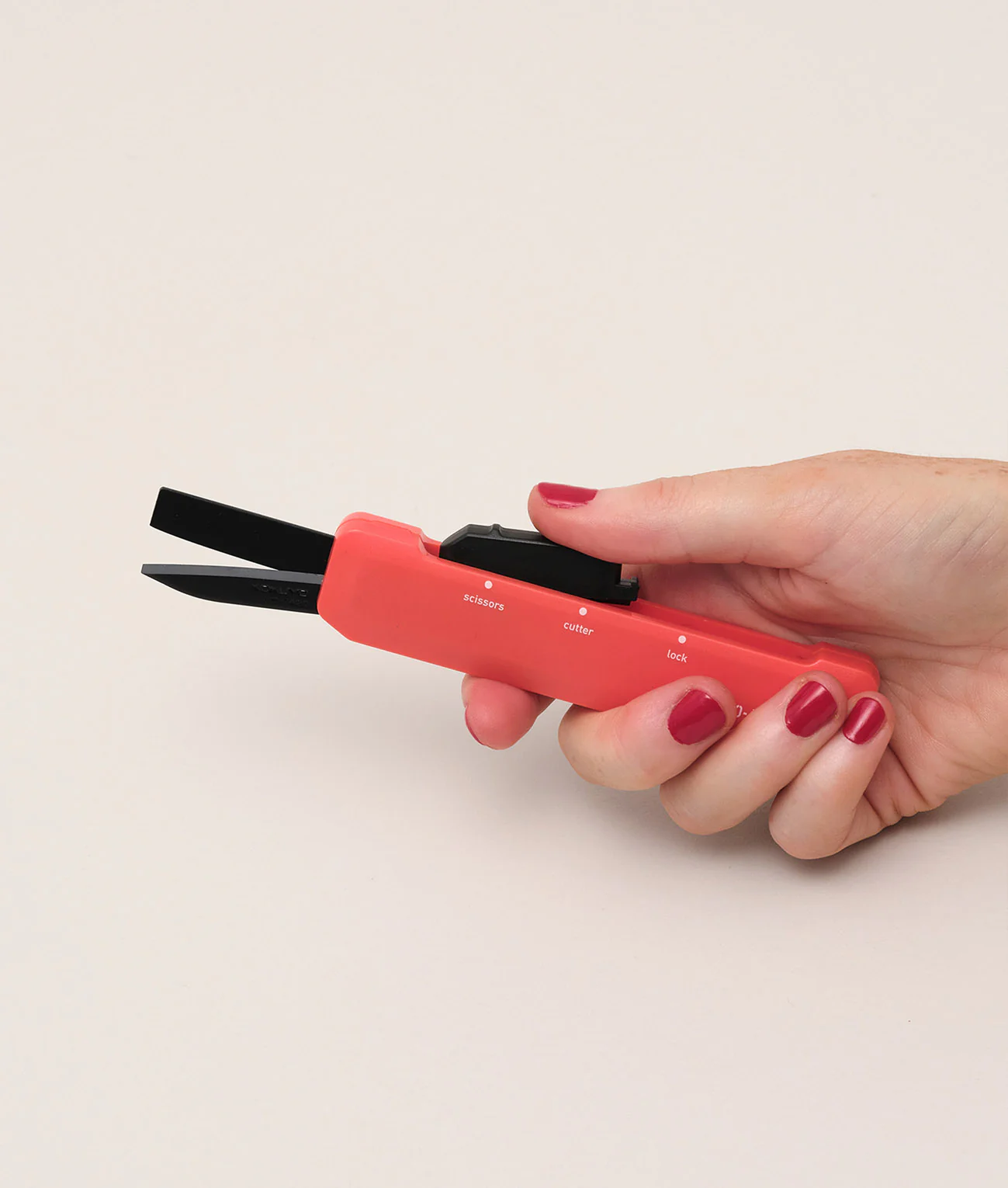 KOKUYO Hako-Ake 2 Way Portable Scissors Orange - Image 4