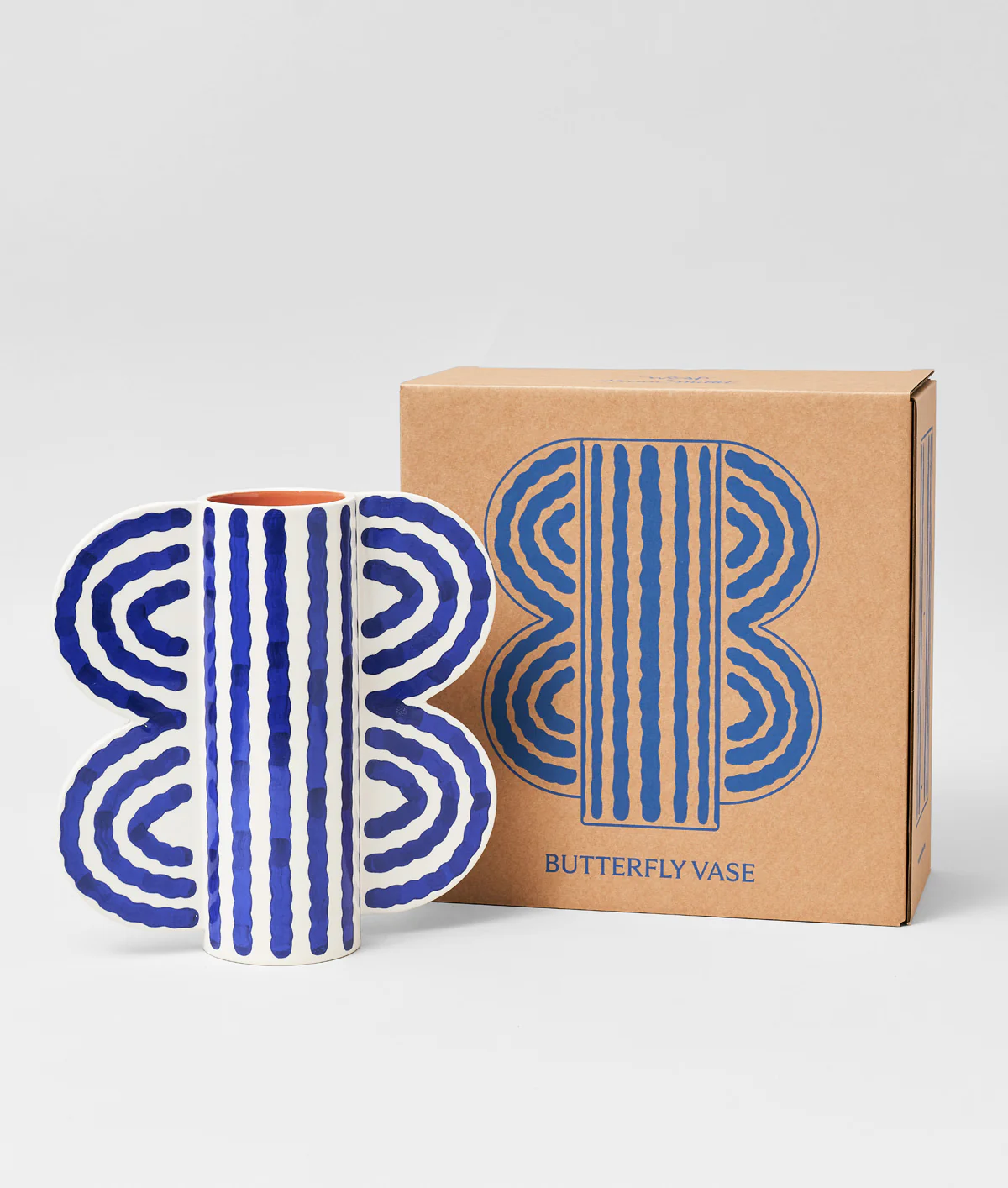 Large Butterfly Vase BLUE - Image 5
