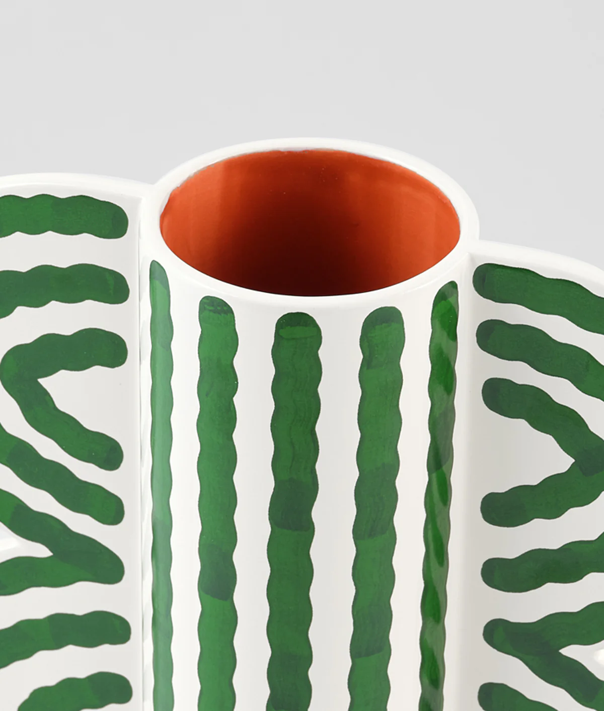 Large Butterfly Vase Green - Image 4
