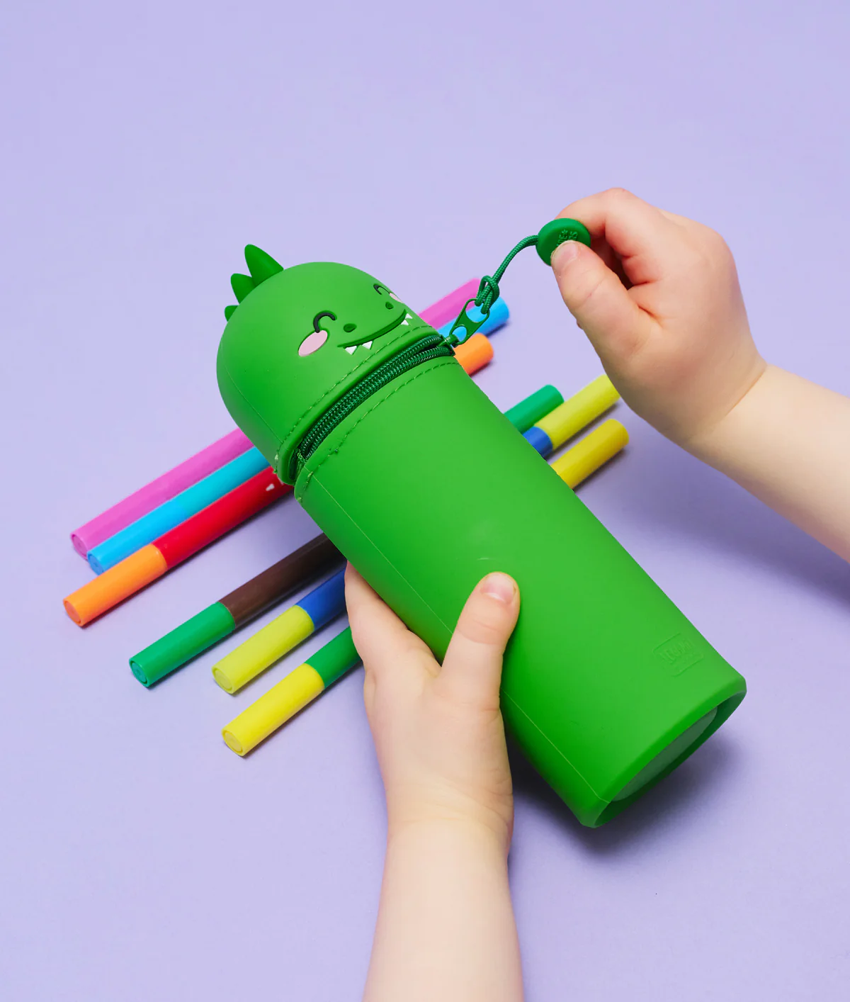 Legami 2-In-1 Pencil Case - Kawaii - Dinosaur - Image 4
