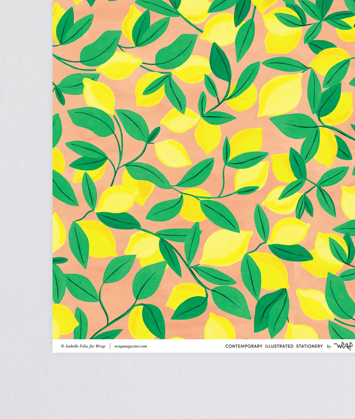 Lemons Wrapping Paper - Image 2