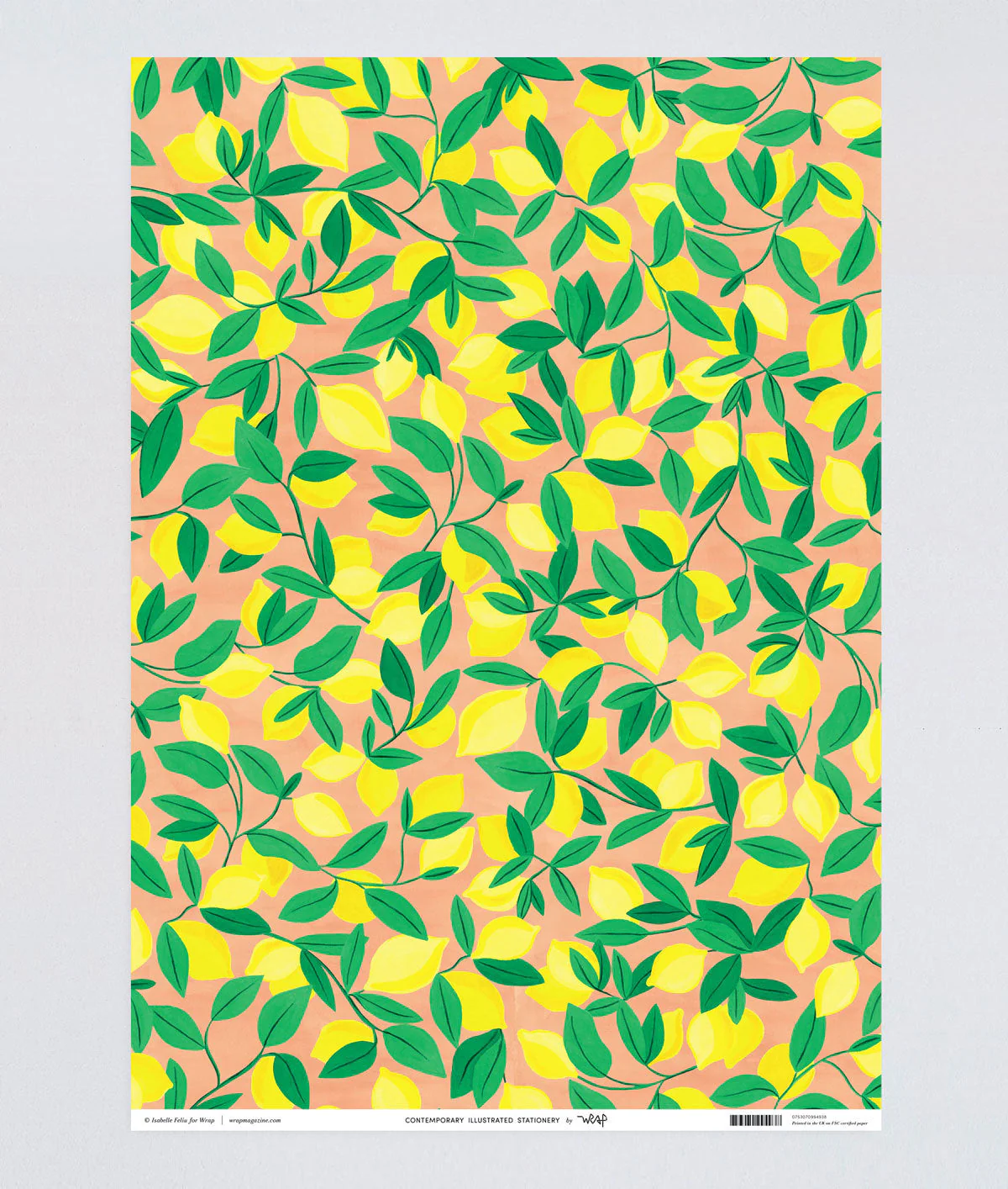 Lemons Wrapping Paper - Image 3
