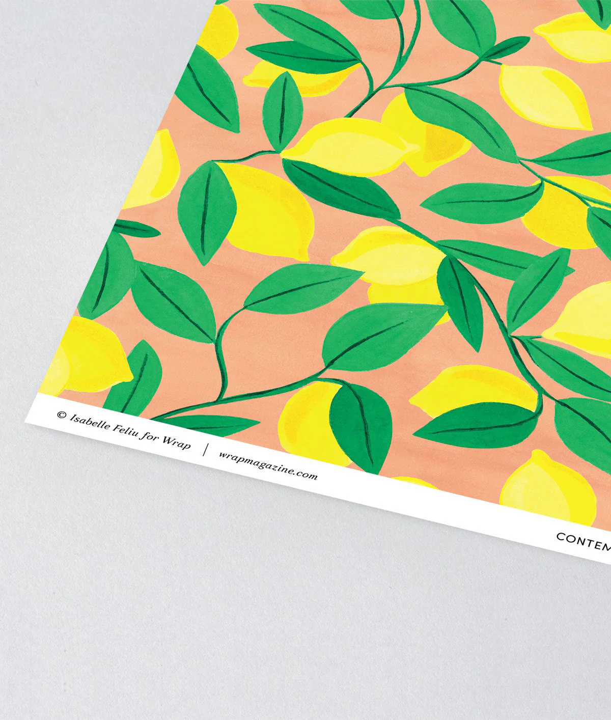 Lemons Wrapping Paper - Image 4