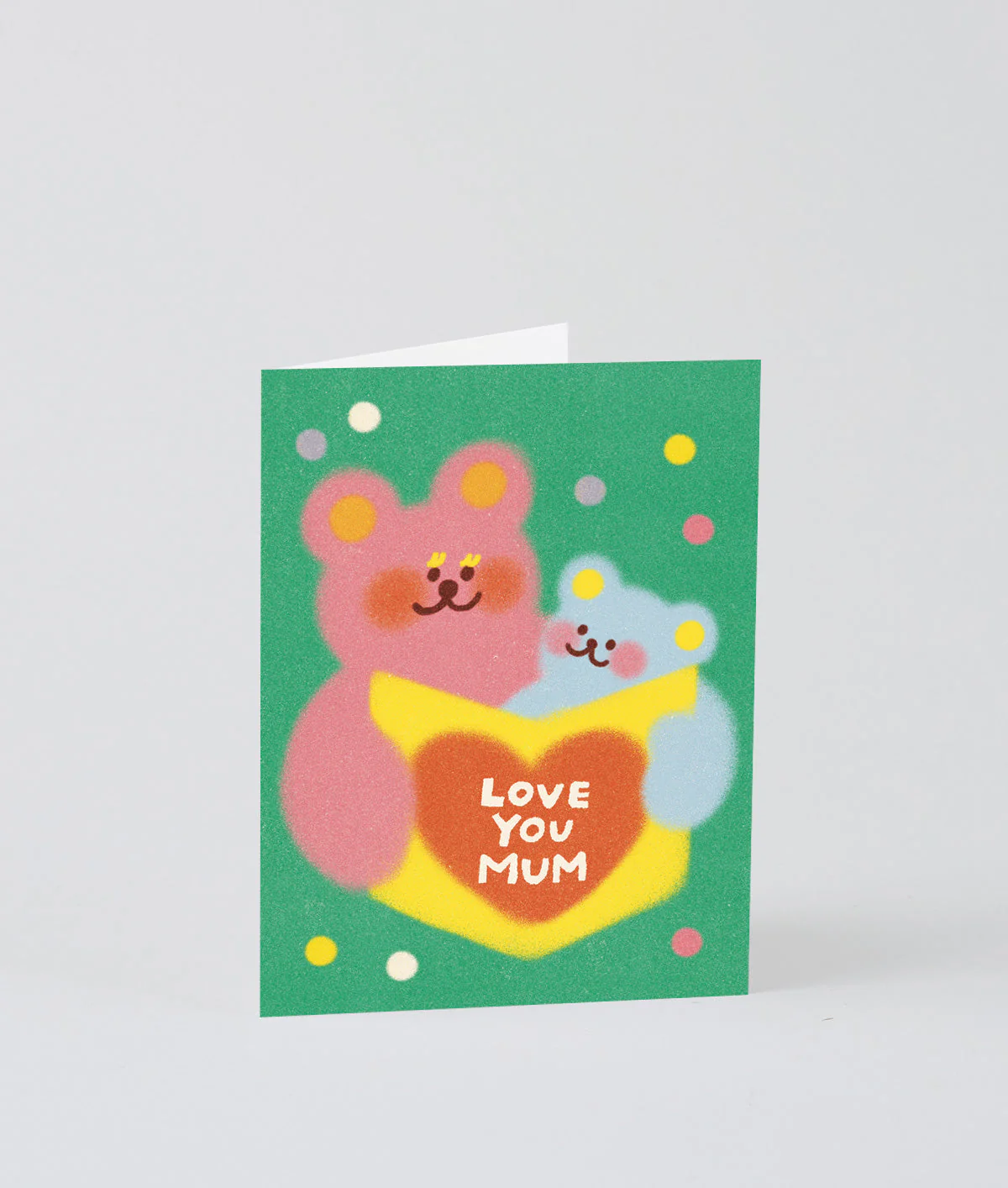 Love You Mum Bears Kids Card - Image 2