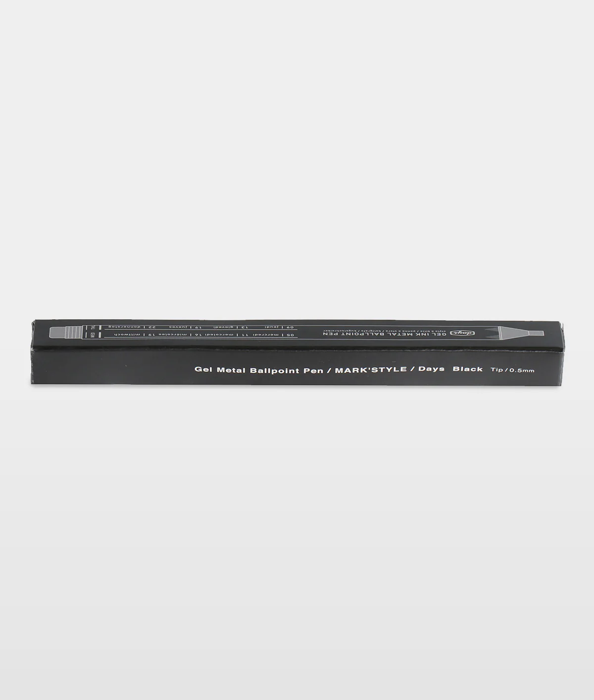 Mark's Inc Days Gel Ballpoint Pen Black - Image 4