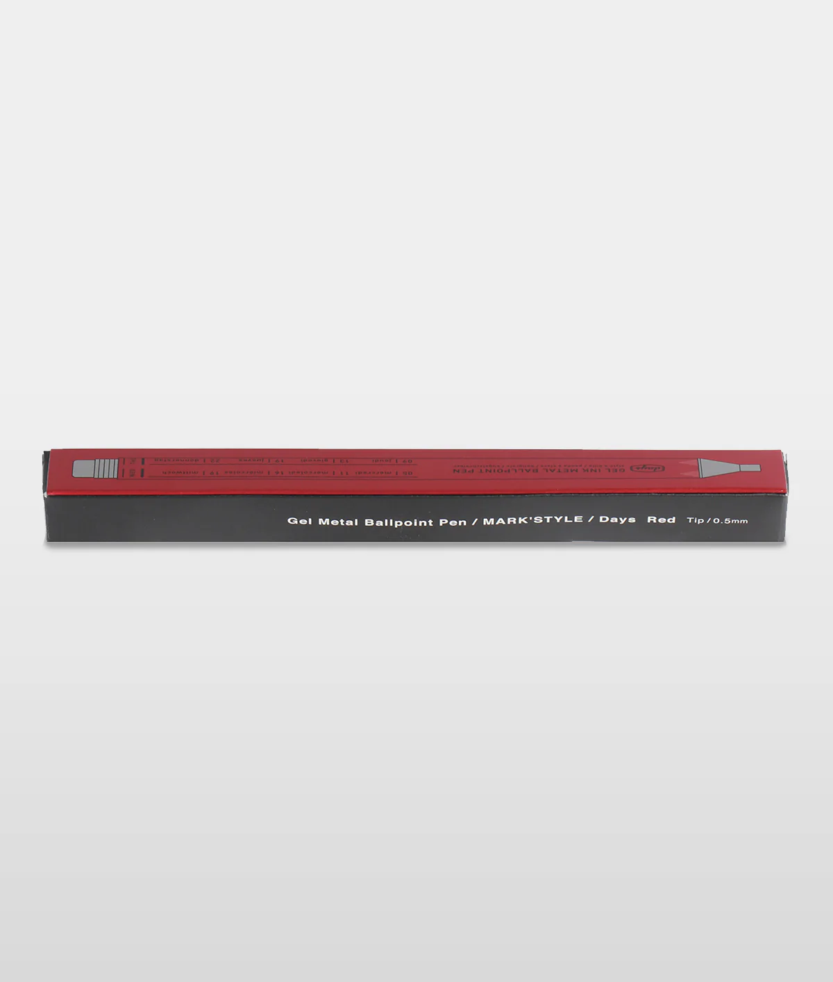Mark's Inc Days Gel Ballpoint Pen Red - Image 3