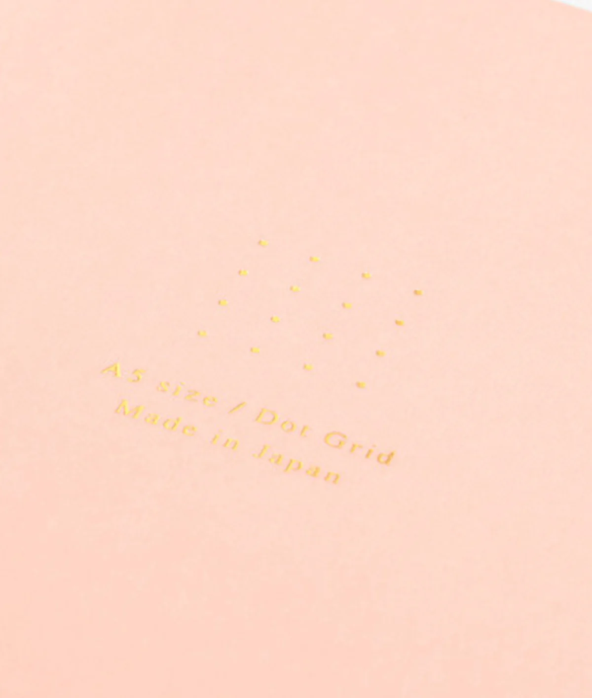 Midori Notebook A5 Colour Dot Grid Pink - Image 3