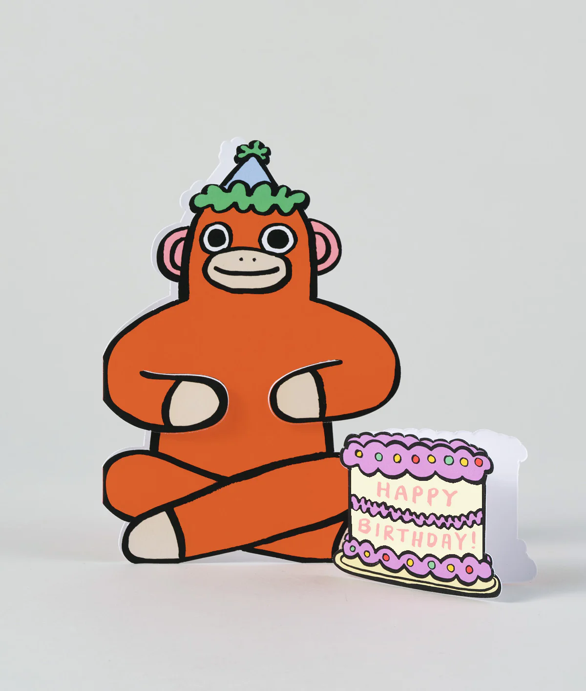 Monkey With Mini Card Kids Birthday Card - Image 2