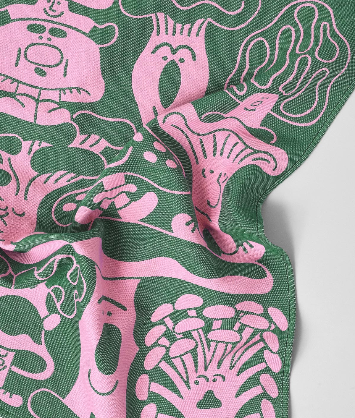 Mushrooms Cotton Tea Towel - Image 3