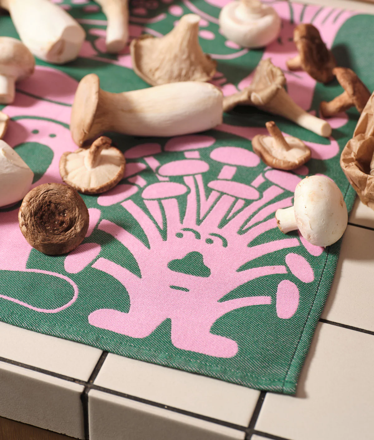 Mushrooms Cotton Tea Towel - Image 6