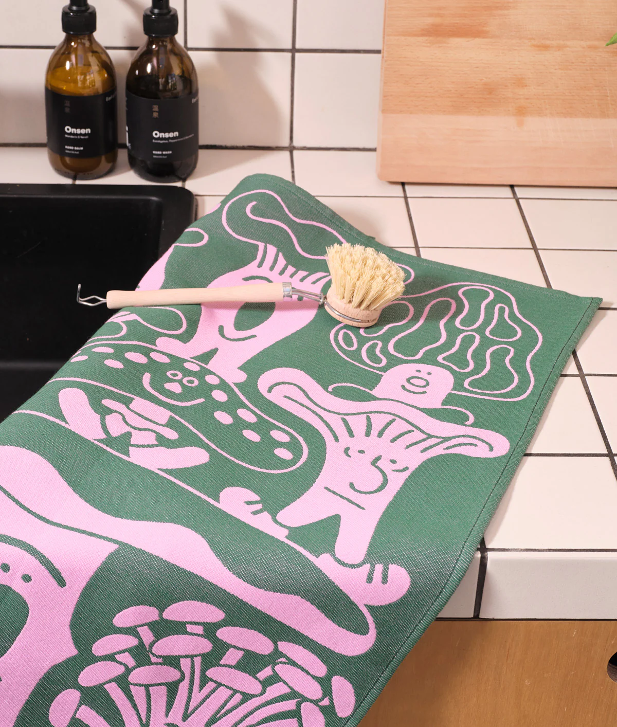 Mushrooms Cotton Tea Towel - Image 7