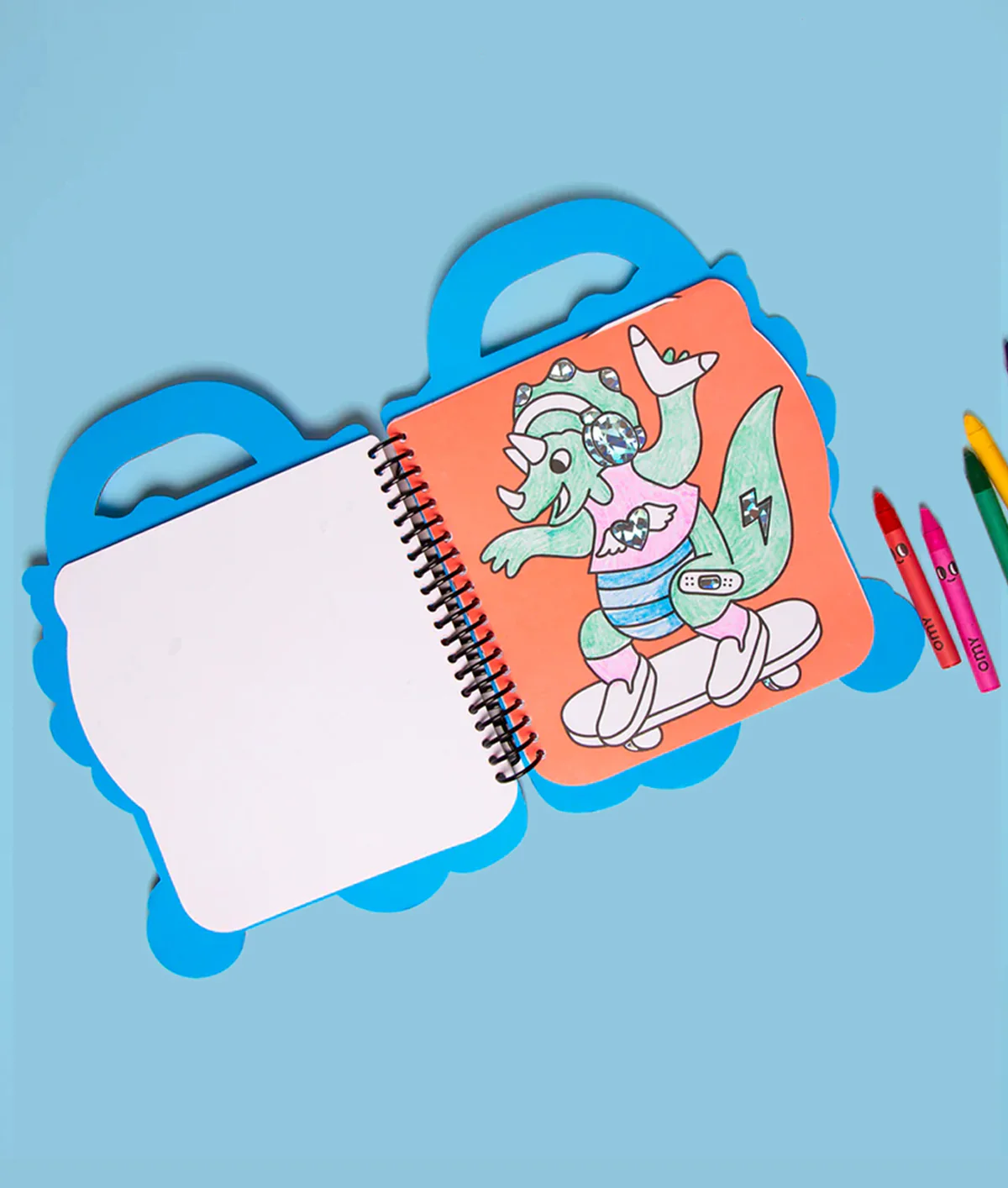 OMY Super Colouring & Sticker Book - Dino - Image 3