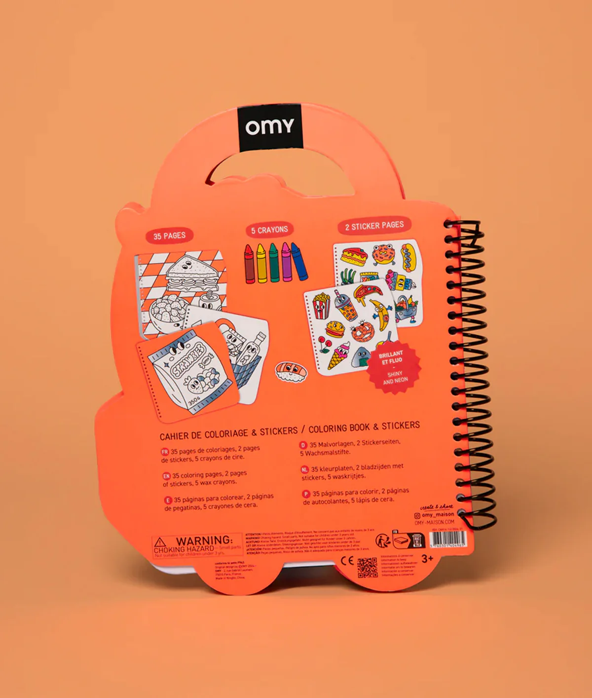 OMY Super Colouring & Sticker Book - Yummy - Image 4