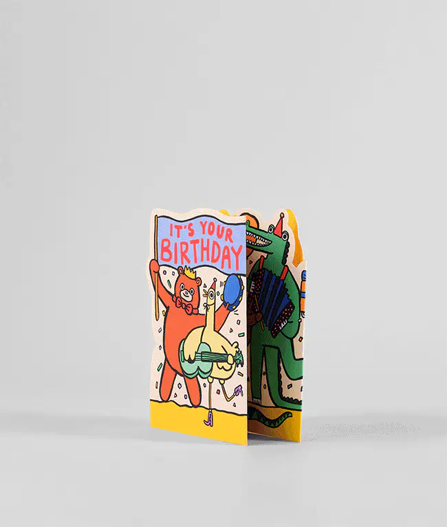 Party Parade Kids Fold Out Birthday Card - Image 2