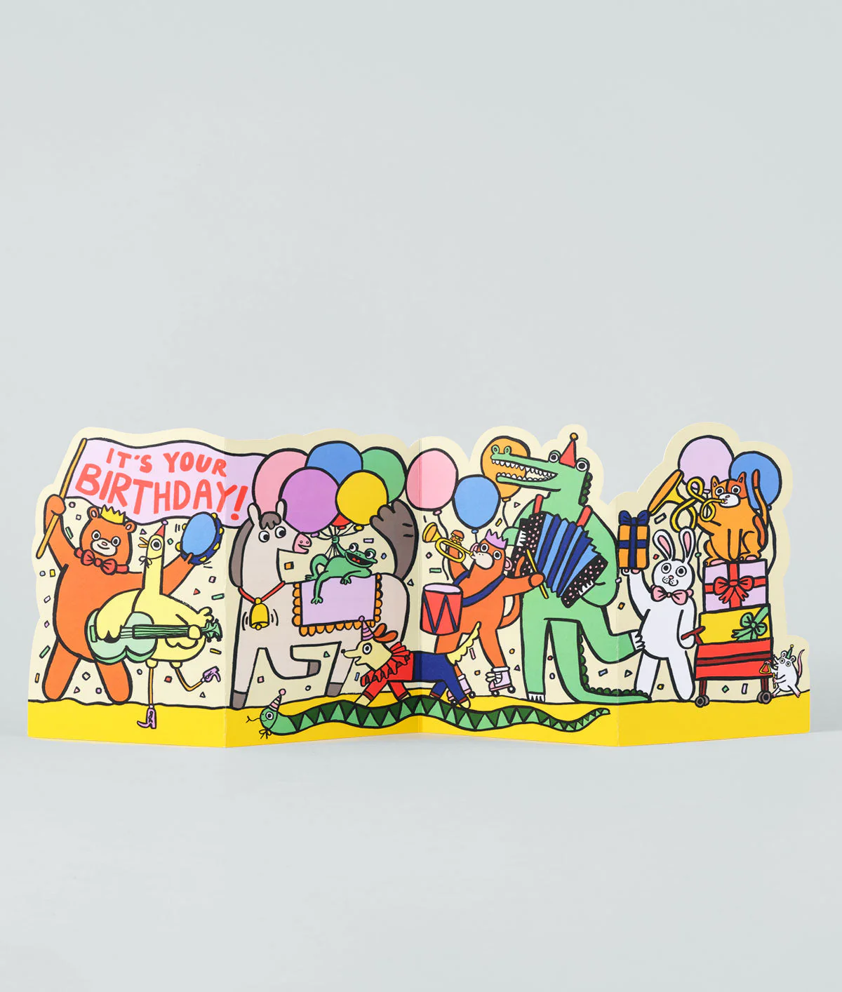 Party Parade Kids Fold Out Birthday Card - Image 3