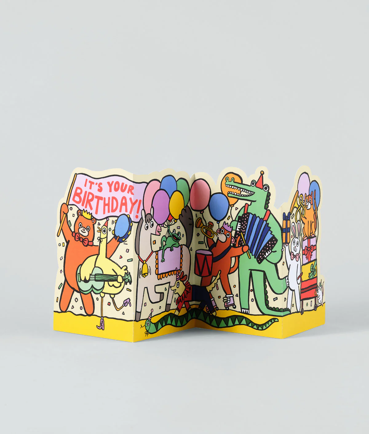 Party Parade Kids Fold Out Birthday Card - Image 5