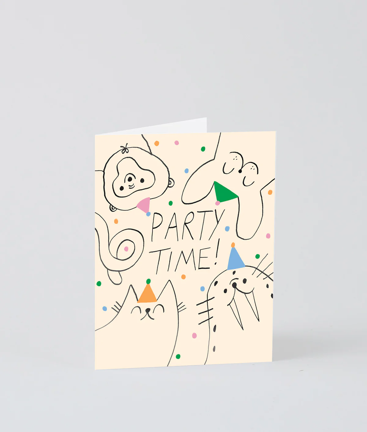 Party Animals Kids Birthday Card - Image 2