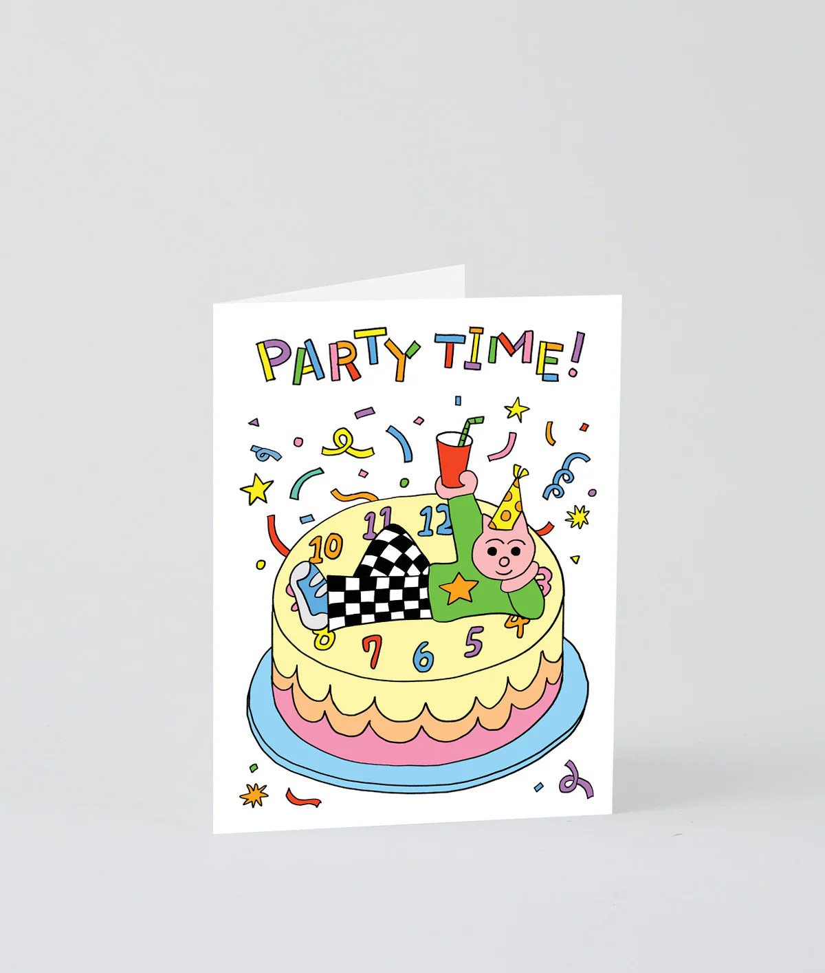 Party Time Cake Kids Birthday Card - Image 2