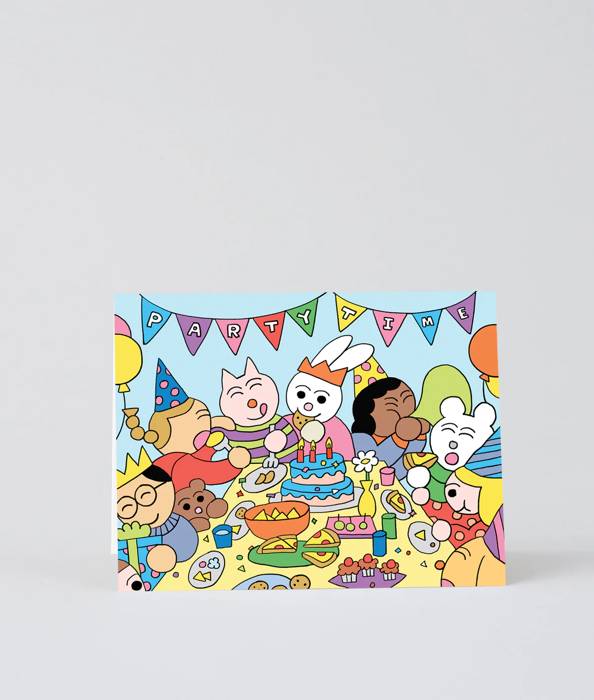 Party Time Gang Kids Birthday Card - Image 2