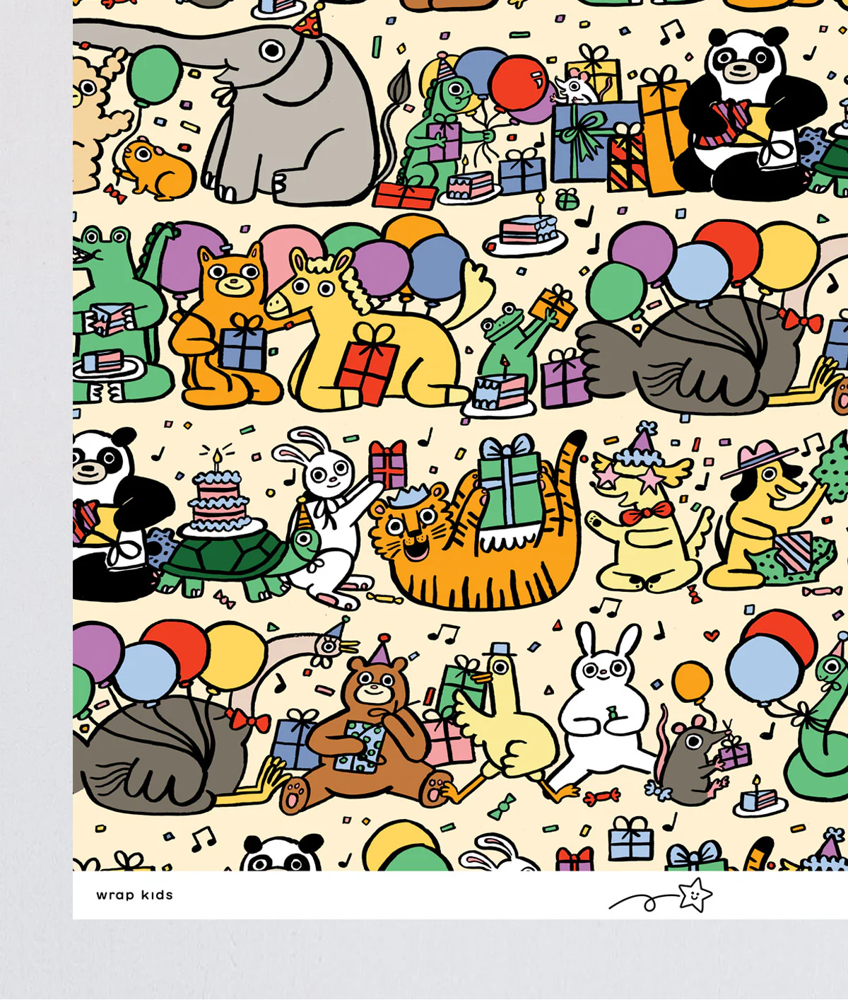 Pass The Parcel Kids Wrapping Paper - Image 5
