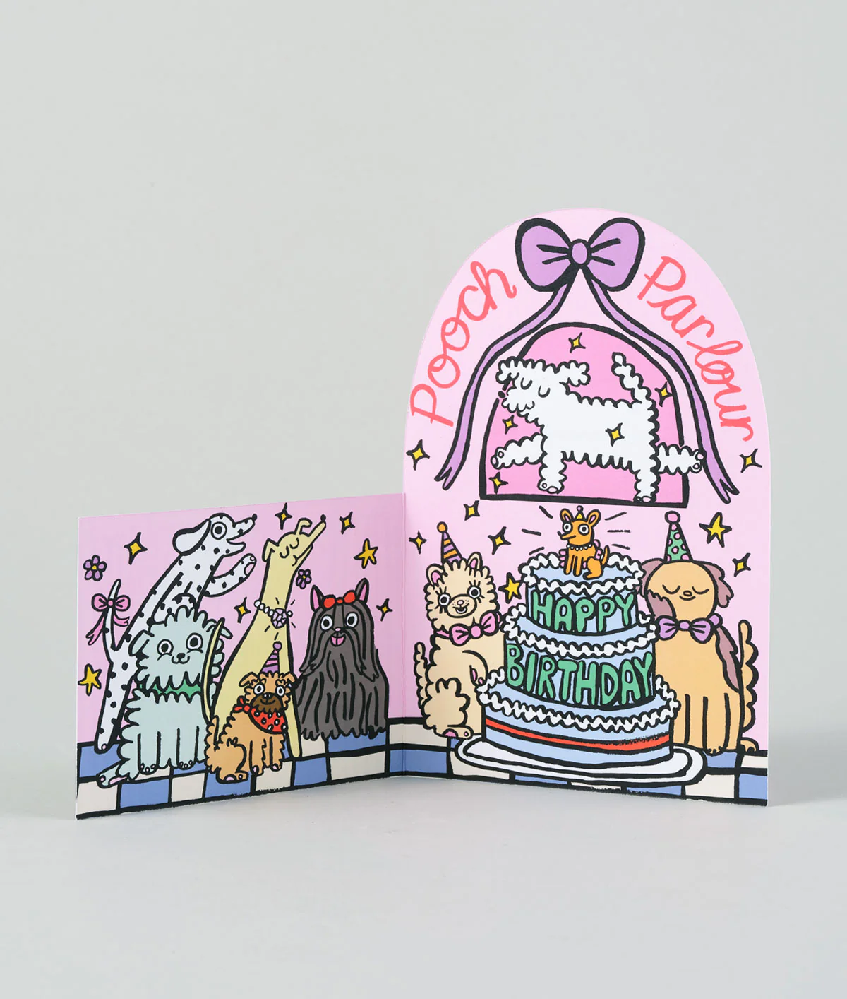 Pooch Parlour Kids Fold Out Birthday Card - Image 2