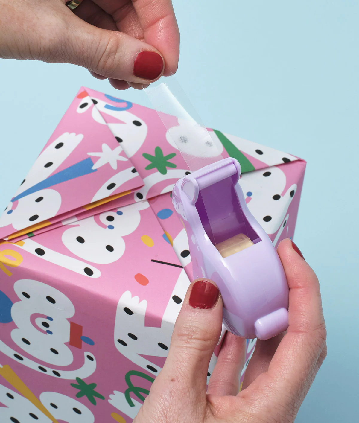 Rabbit Tape Dispenser Pearl Purple - Image 3