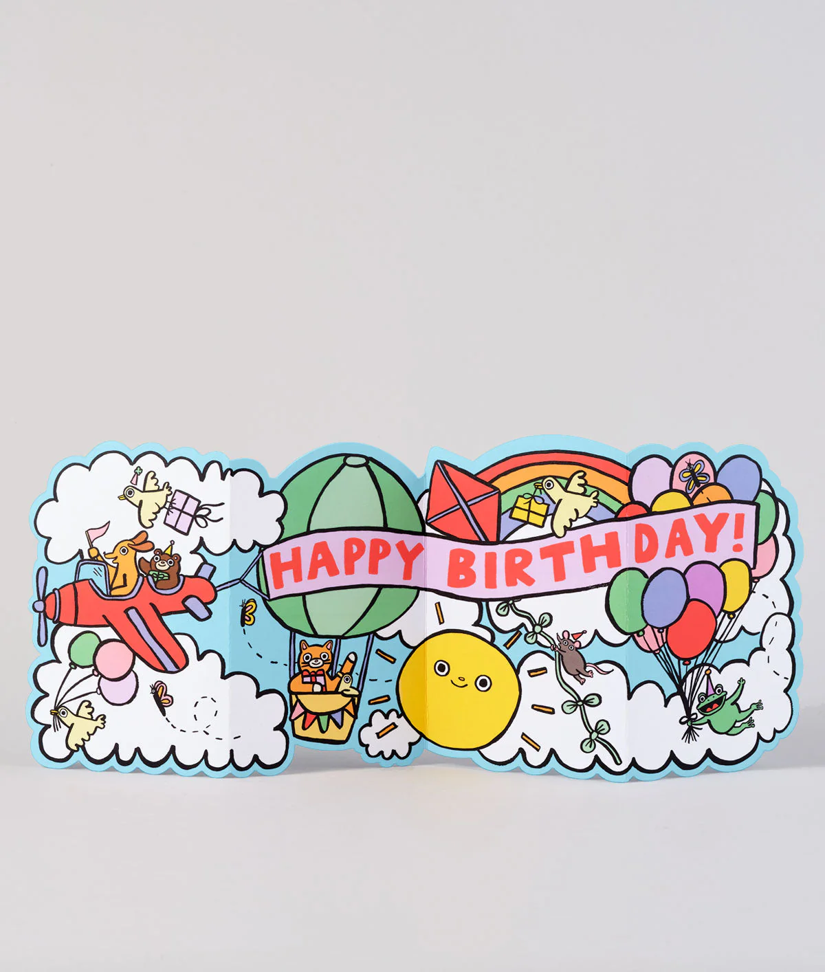 Sky Parade Kids Fold Out Birthday Card