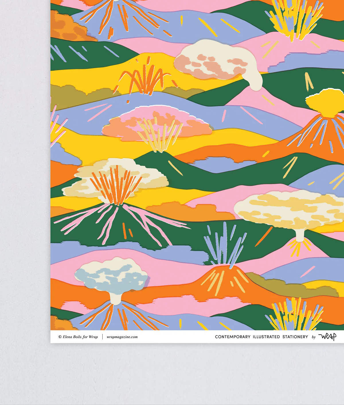 Volcanoes Wrapping Paper - Image 4