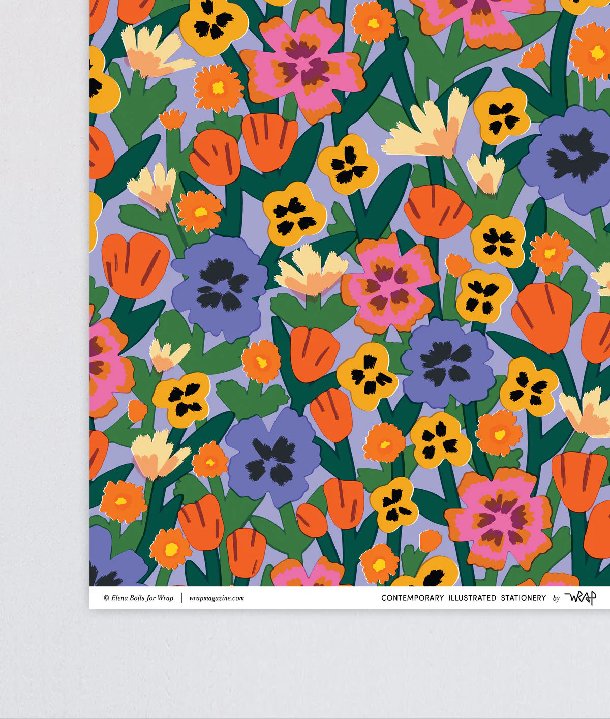 Wild Flowers Wrapping Paper - Image 4